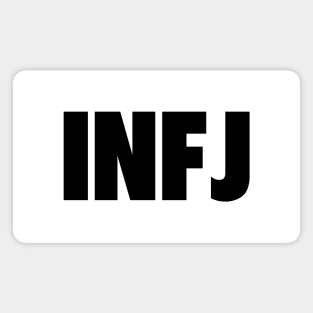 INFJ Introverted Intuitive Feeling Judging Slogan Magnet